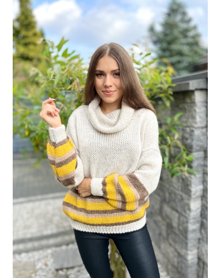 Sweter Lea beżowy